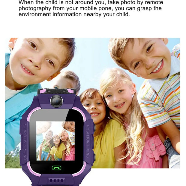 Kids GPS Smart Watch – Waterproof Safety Tracker with SOS & Calling Features