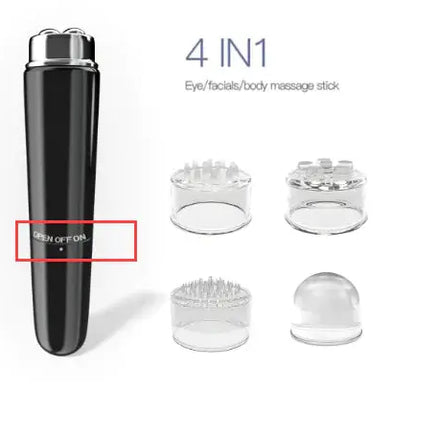 4-in-1 Electric Facial Massager - Eye Massager for Dark Circles, Puffiness & Wrinkles RappieL Store