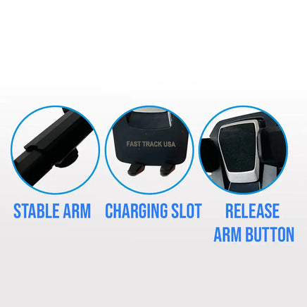 Car Phone Mount Holder  One Touch Adjustable Long Neck RappieL Store