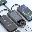 EcoCharge Solar Power Bank with Cables