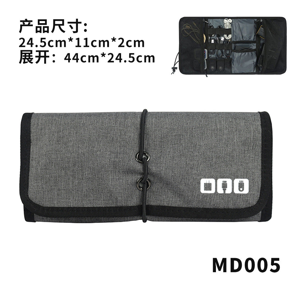 Roll-Up Cable Organizer Wrap