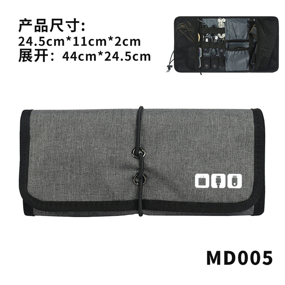 Roll-Up Cable Organizer Wrap