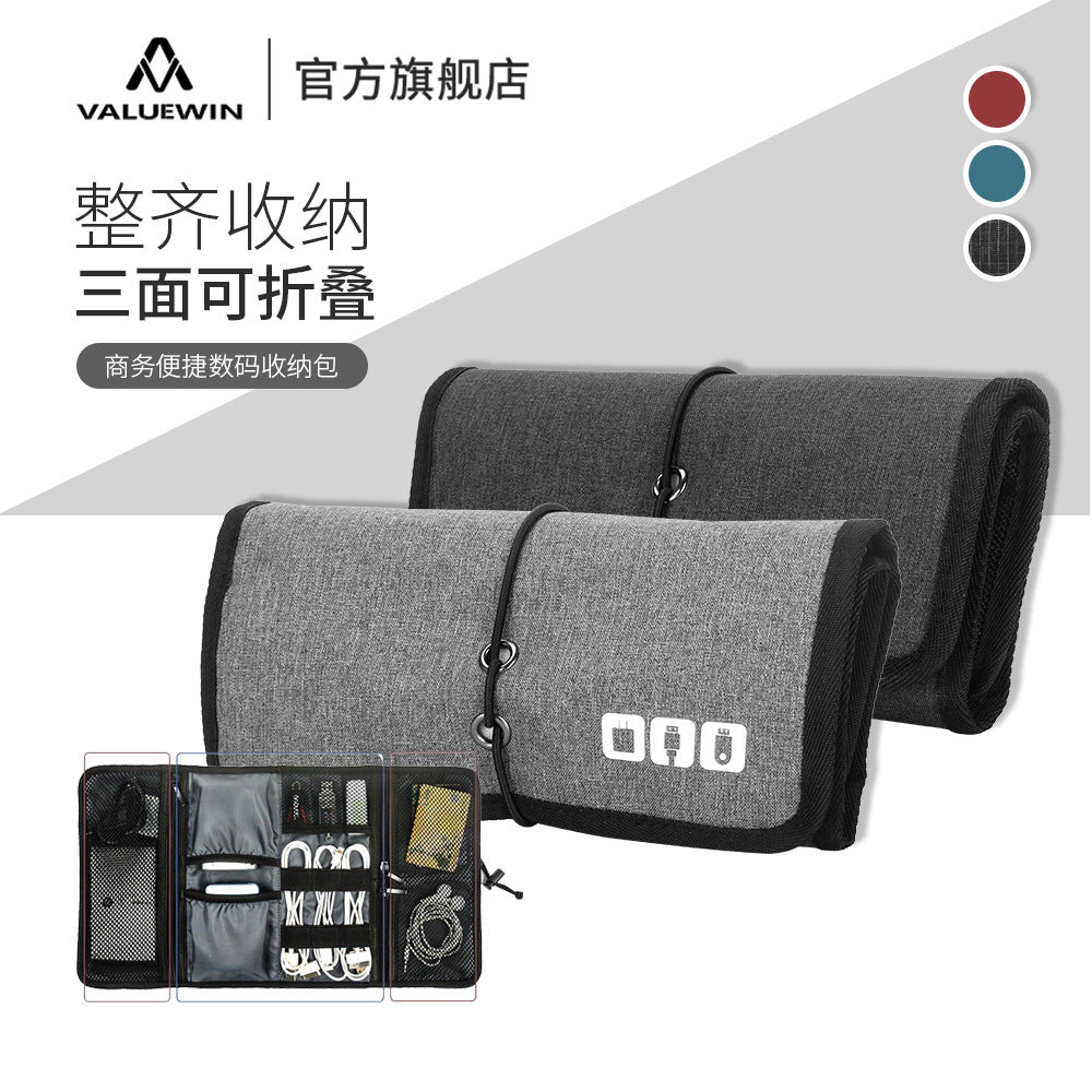 Roll-Up Cable Organizer Wrap