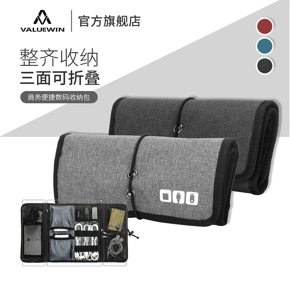 Roll-Up Cable Organizer Wrap
