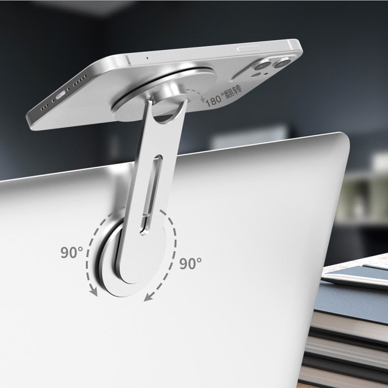 Magnetic Laptop-Side Phone Holder