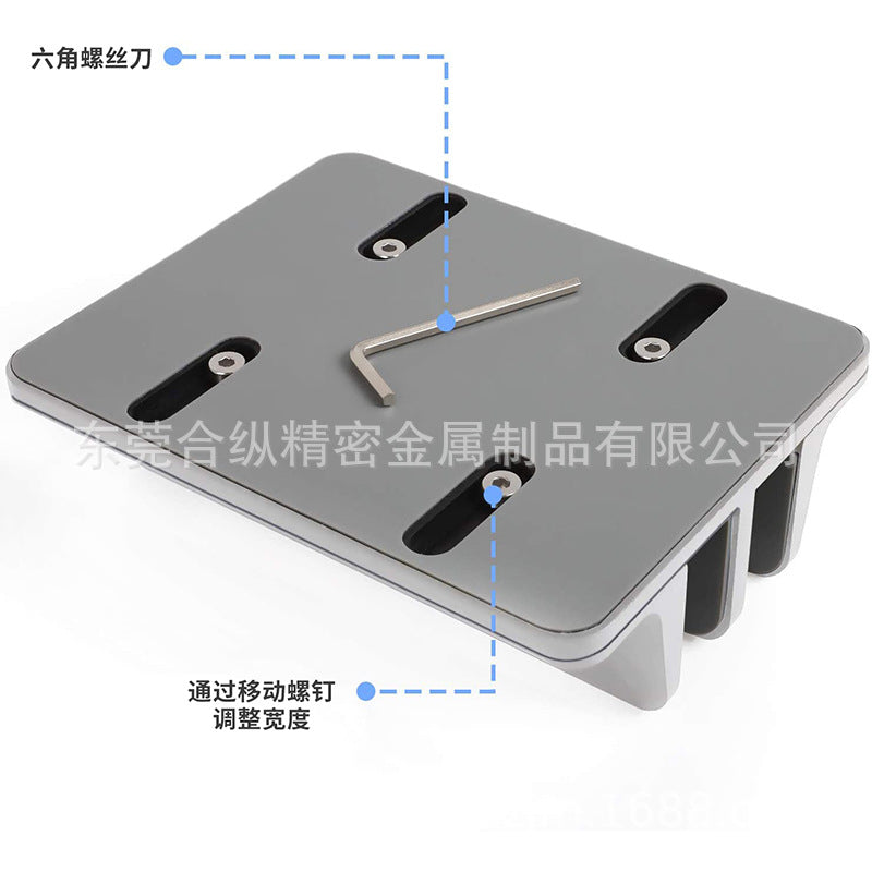 Dual-Slot Vertical Laptop Stand