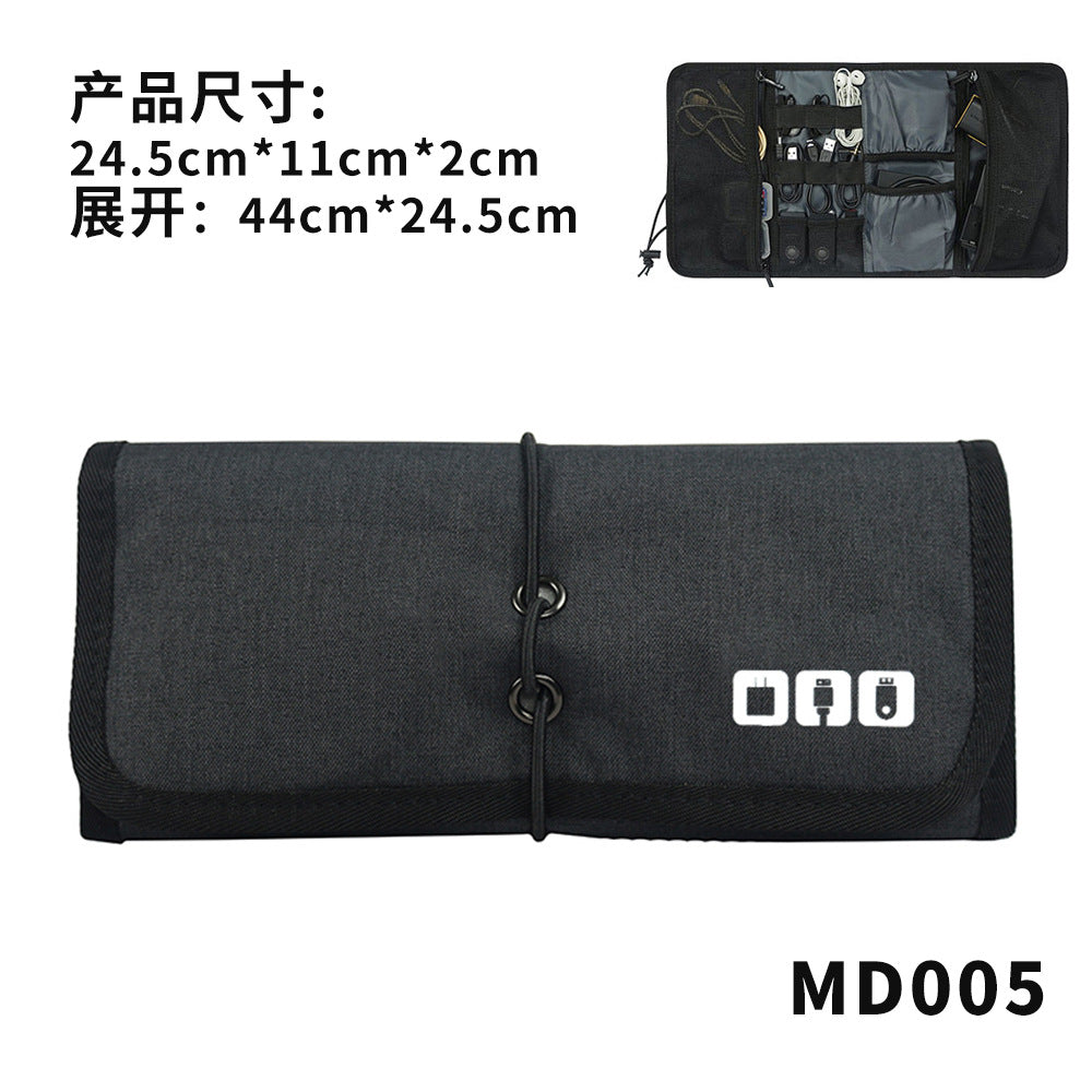 Roll-Up Cable Organizer Wrap