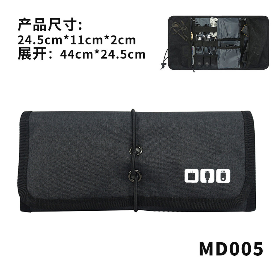Roll-Up Cable Organizer Wrap