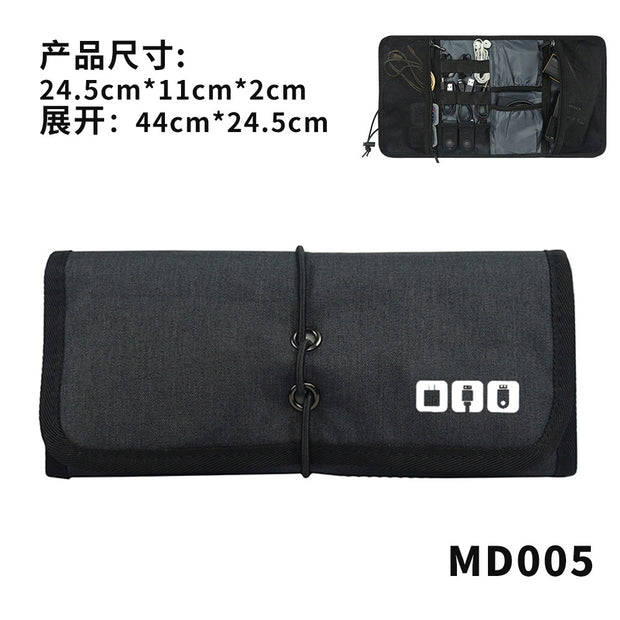 Roll-Up Cable Organizer Wrap