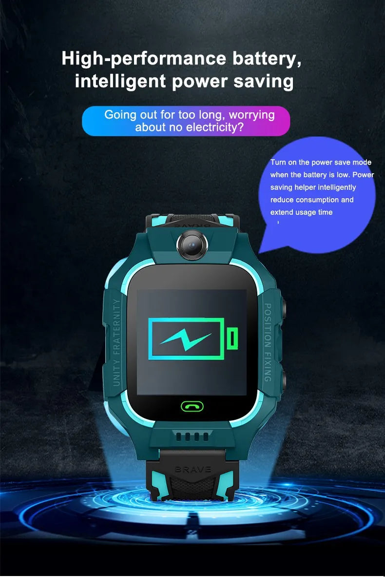 Kids GPS Smart Watch – Waterproof Safety Tracker with SOS & Calling Features
