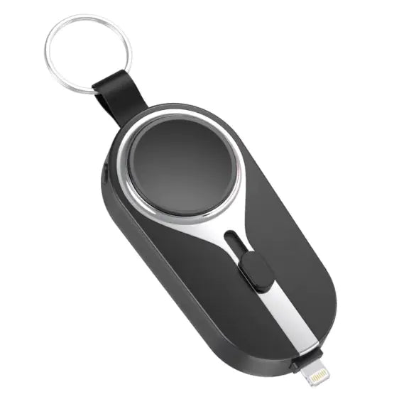 Mini Keychain Power Bank - Portable USB-C Charger for iPhone & Android