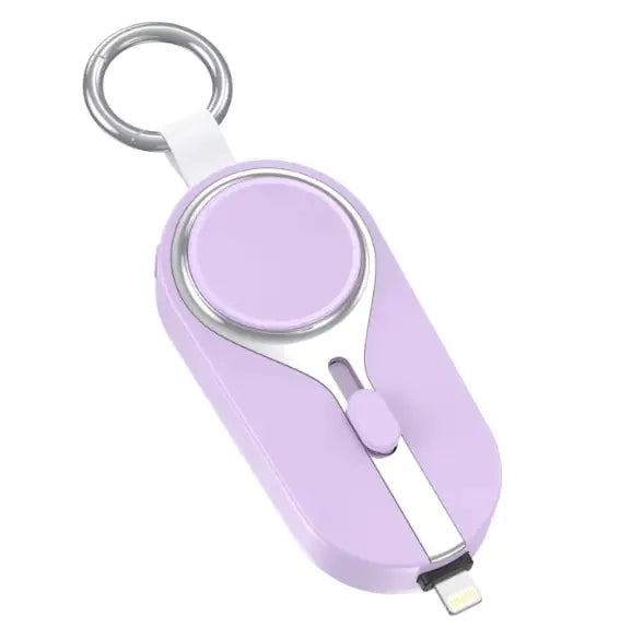 Mini Keychain Power Bank - Portable USB-C Charger for iPhone & Android