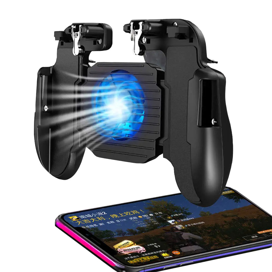 Mobile Gaming Controller with Cooling Fan – Multi-Game Wireless Gamepad