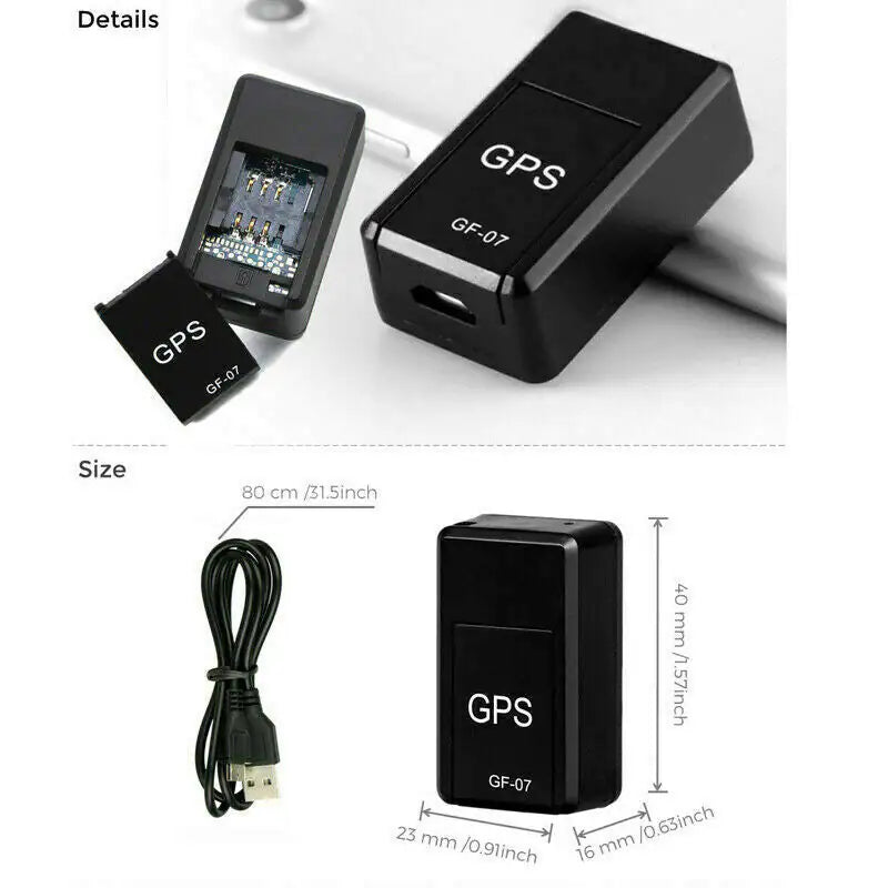 GF07 Compact GPS Vehicle Tracker GSM GPRS US