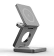 3-in-1 Magnetic Wireless Charger - Fast Charging Station for iPhone, AirPods & Watch